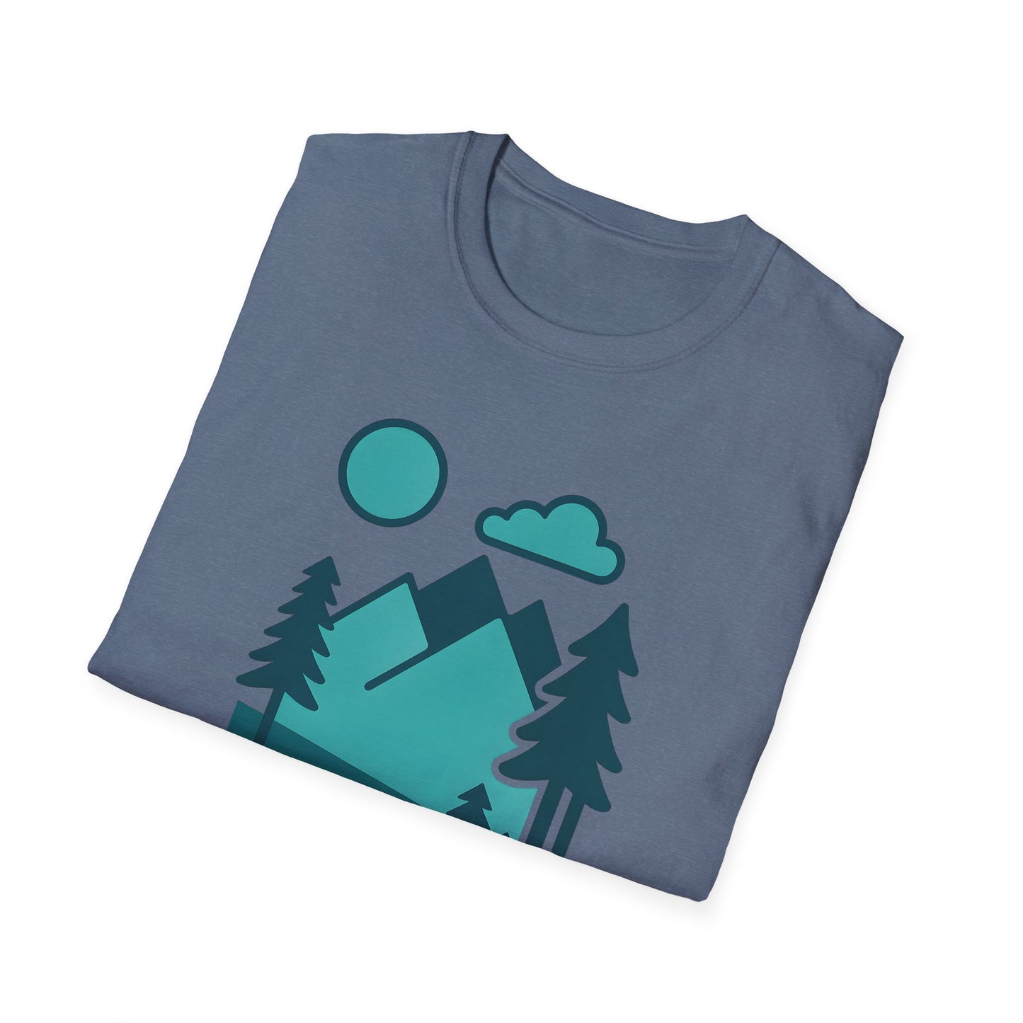 Minimalist Mountain Landscape T-shirt