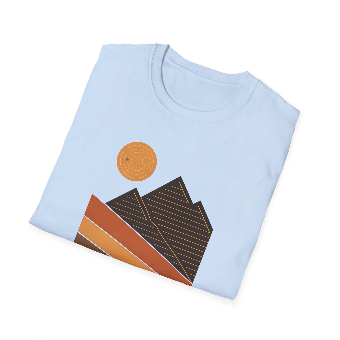 Geometric And Topographic Landscape T-shirt