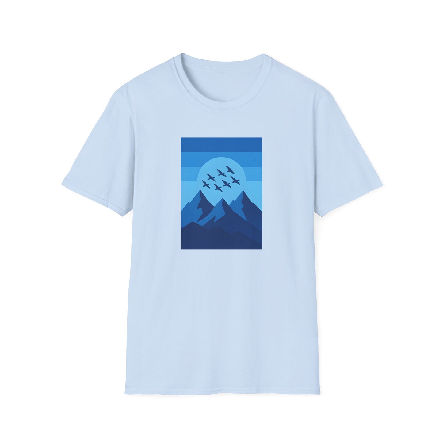 Blue Mountain Flight Silhouette T-shirt