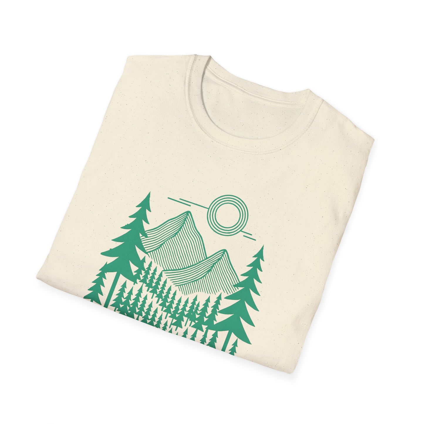 Geometrical Landscape Teal