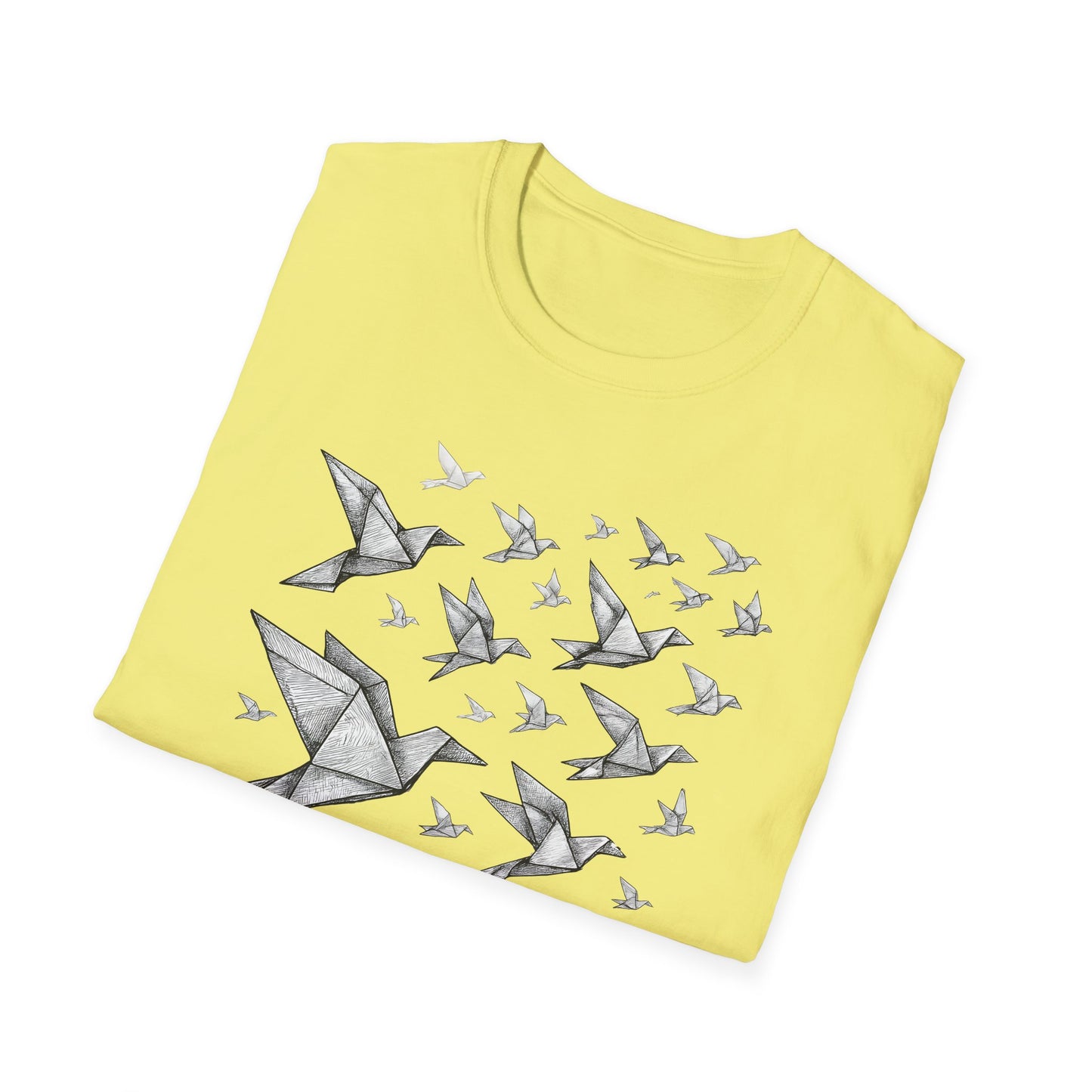 Origami Birds In Flight