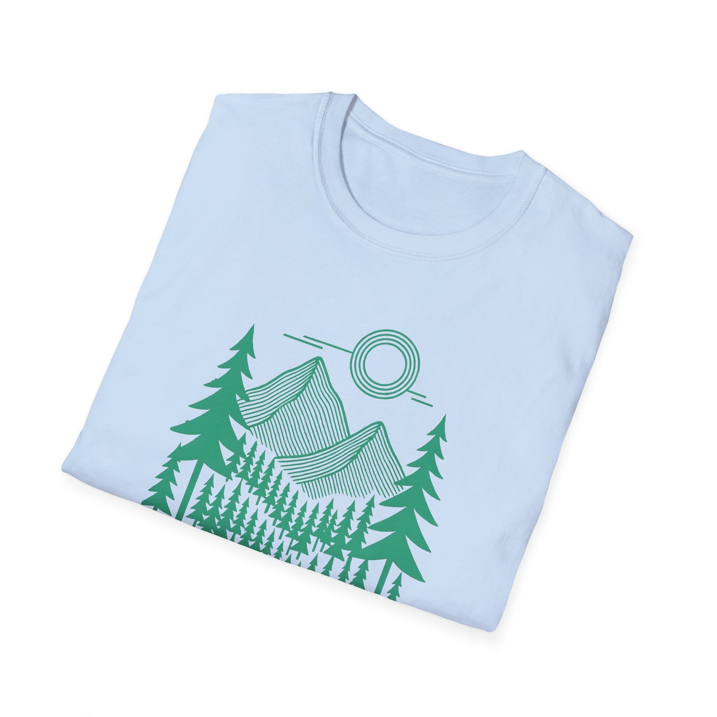 Geometrical Landscape Teal