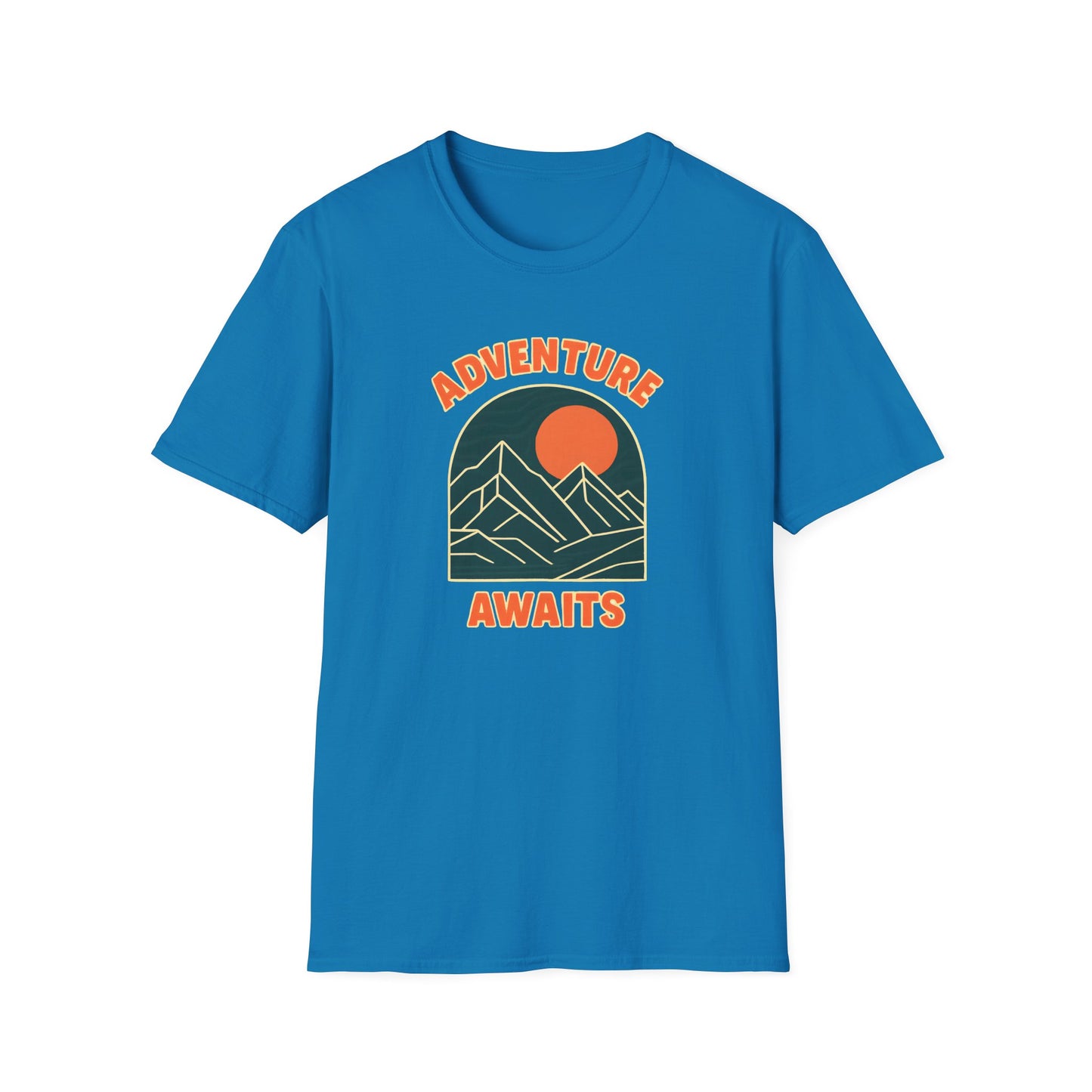 Adventure Awaits Mountain Landscape T-shirt