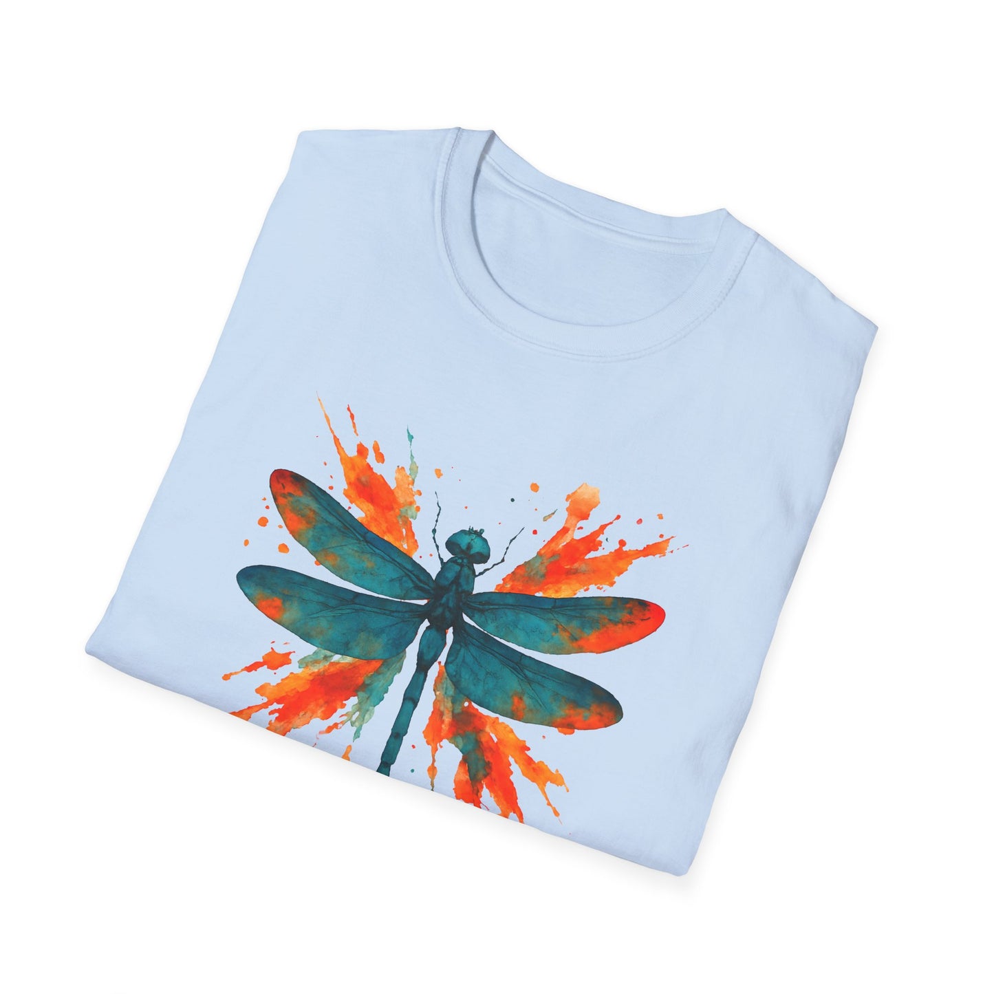 Dragonfly Red Splash T-shirt
