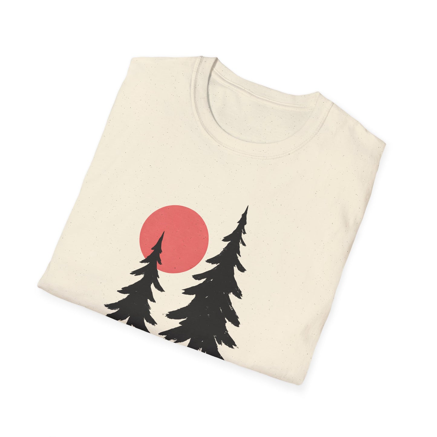 Serene Pines Under Sunset T-shirt