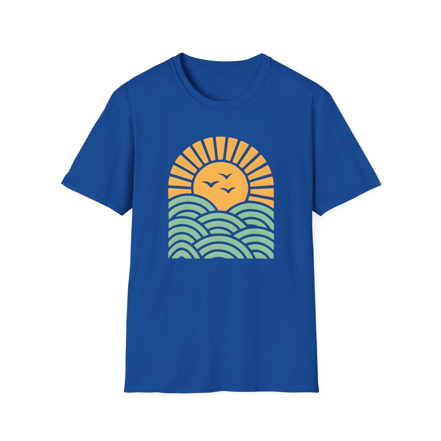 Sunrise Over Serene Waves T-shirt