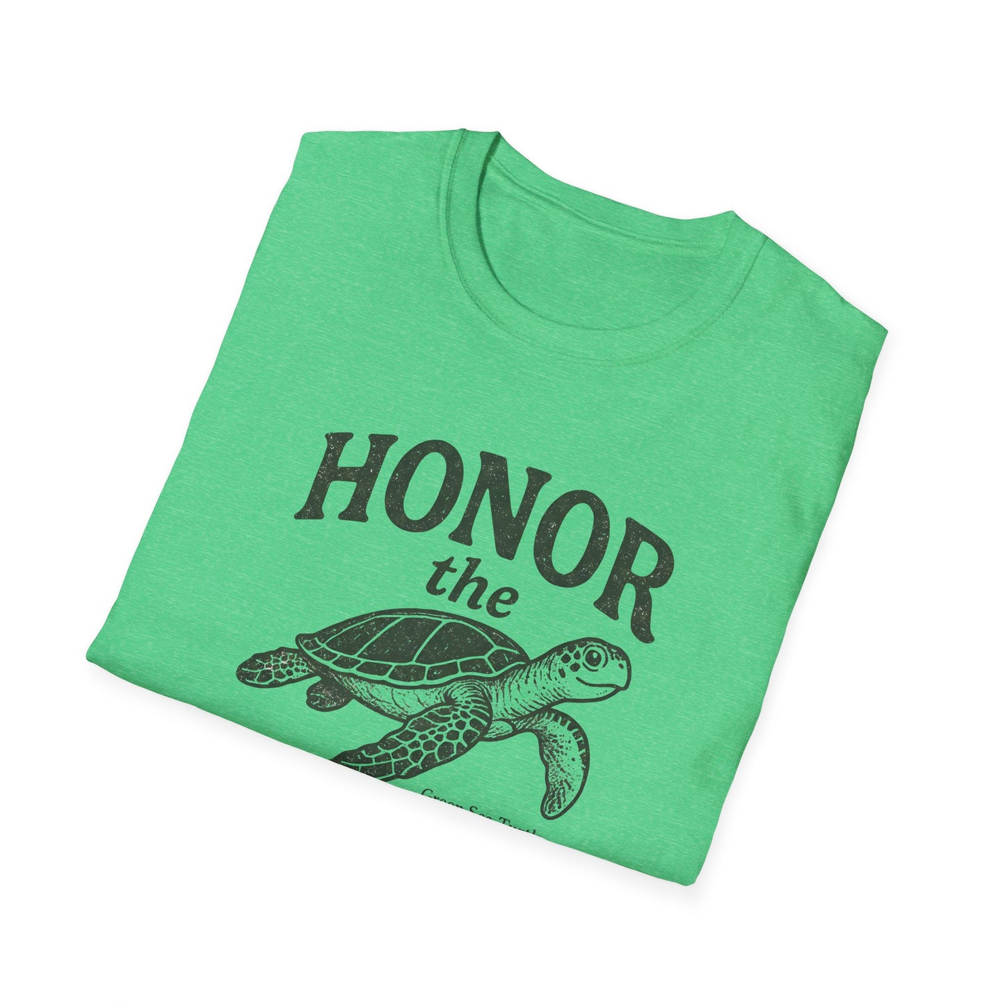 Honor The Natives Green Sea Turtle