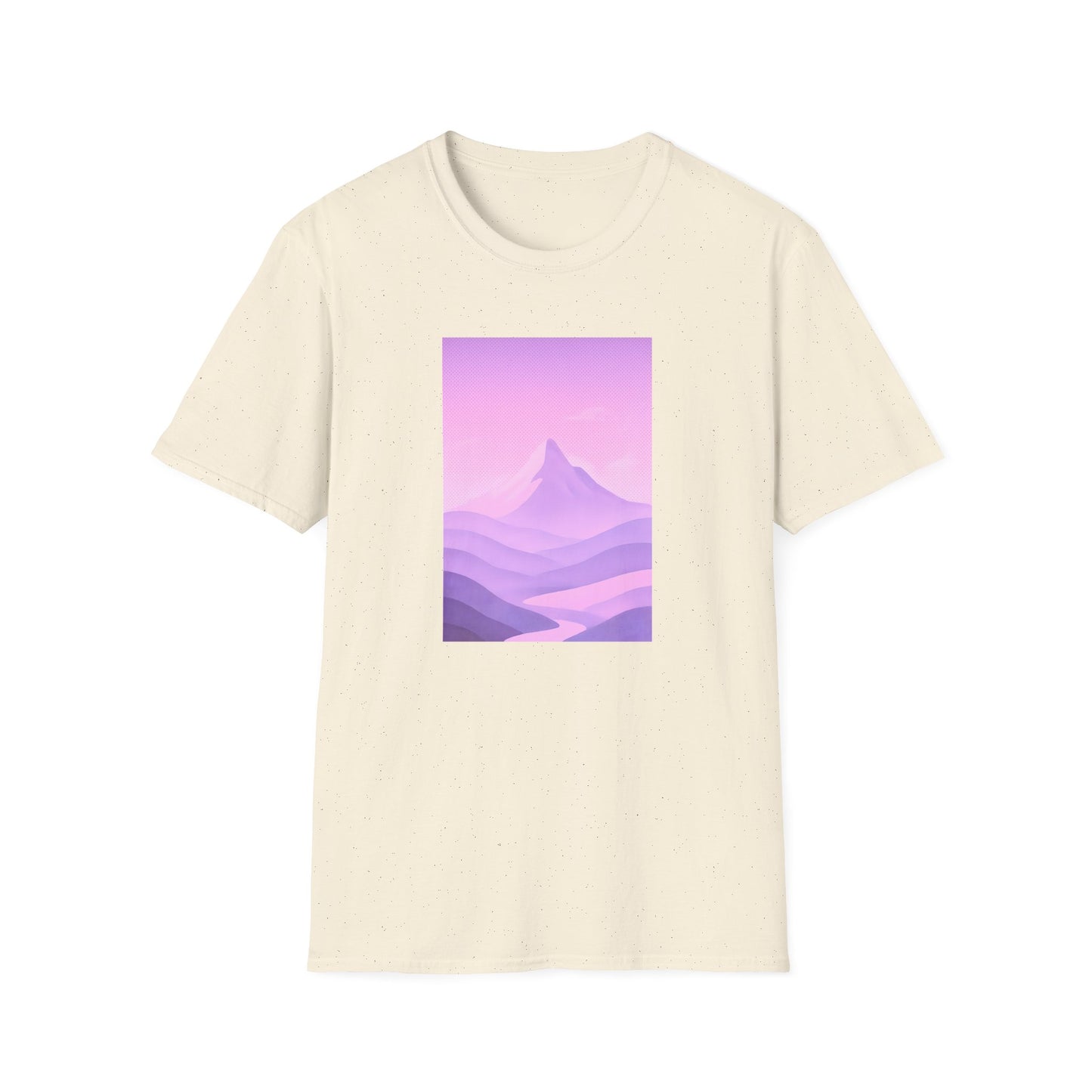 Layered Valley Violets Landscape T-shirt