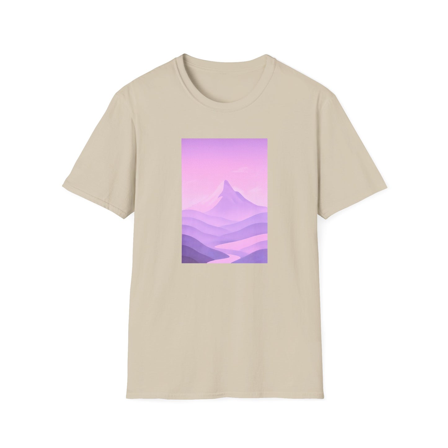 Layered Valley Violets Landscape T-shirt