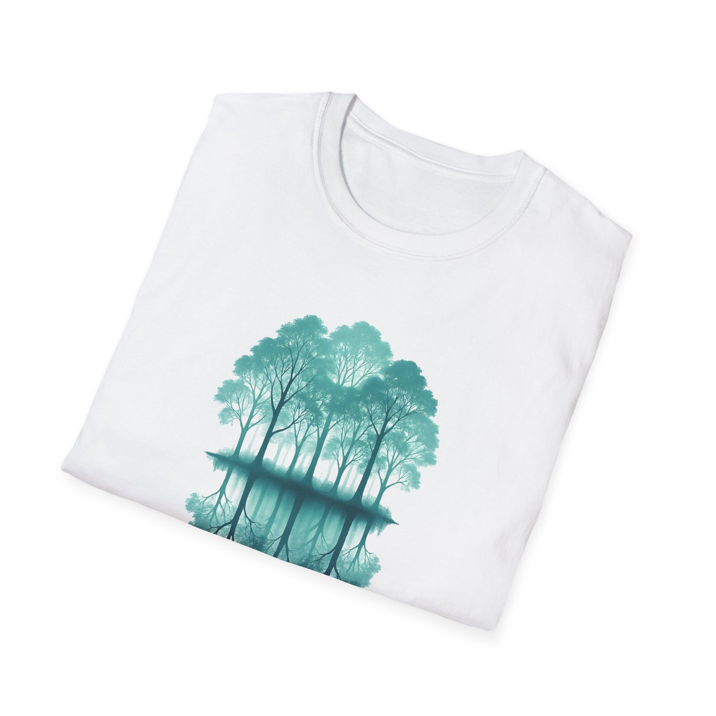 Forest Mirror Teal T-shirt