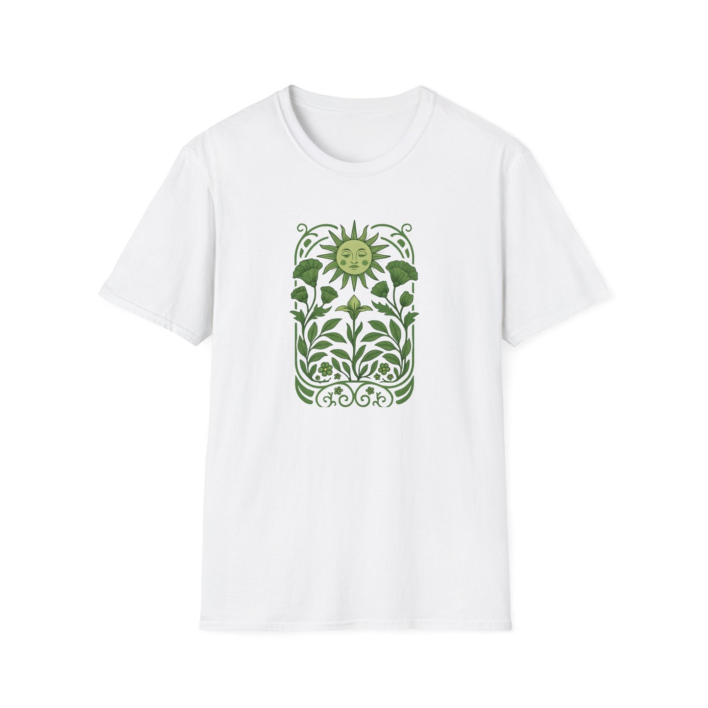 Serene Green Sunflower T-shirt