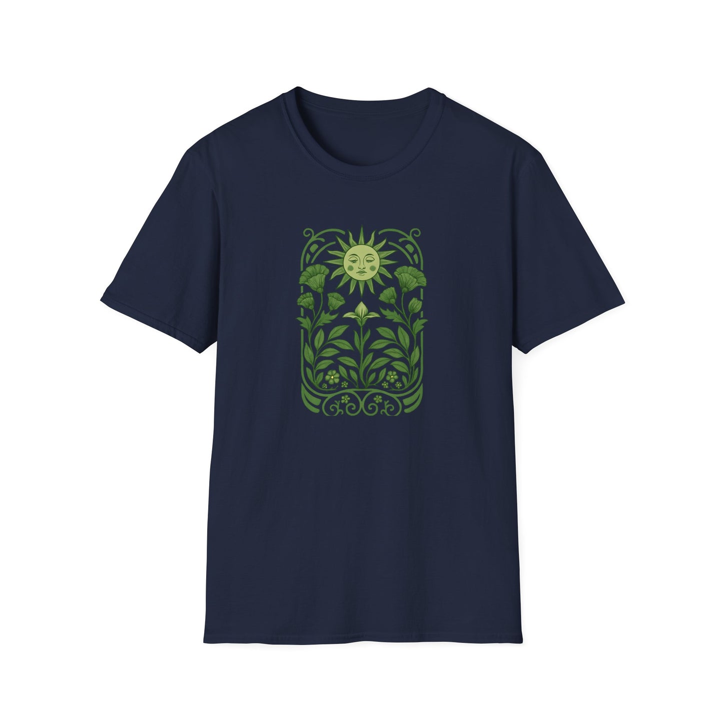 Serene Green Sunflower T-shirt