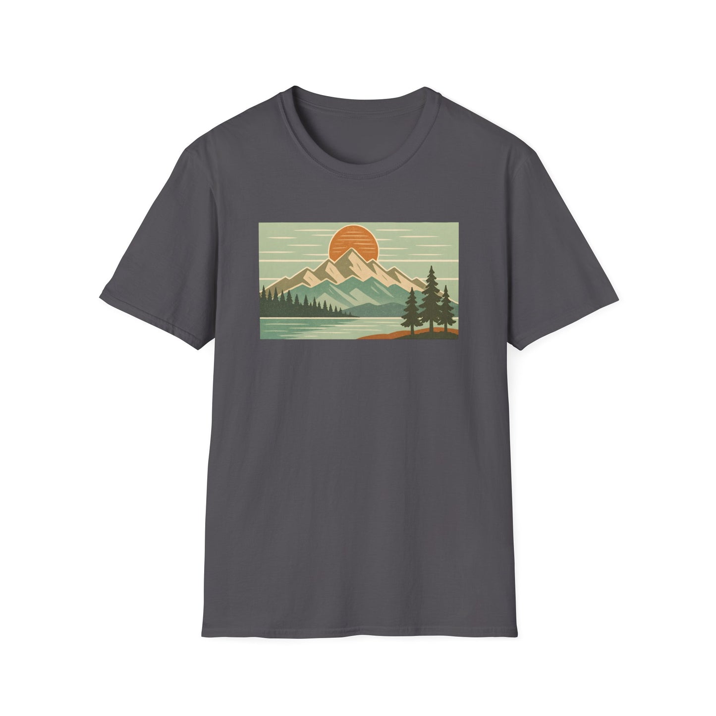 Retro Midday Mountain Peak T-shirt