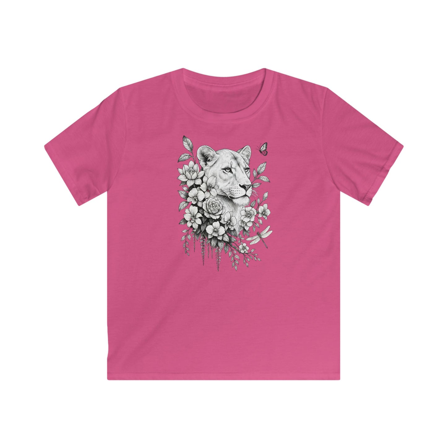 Children's Majestic Lioness Portrait T-shirt