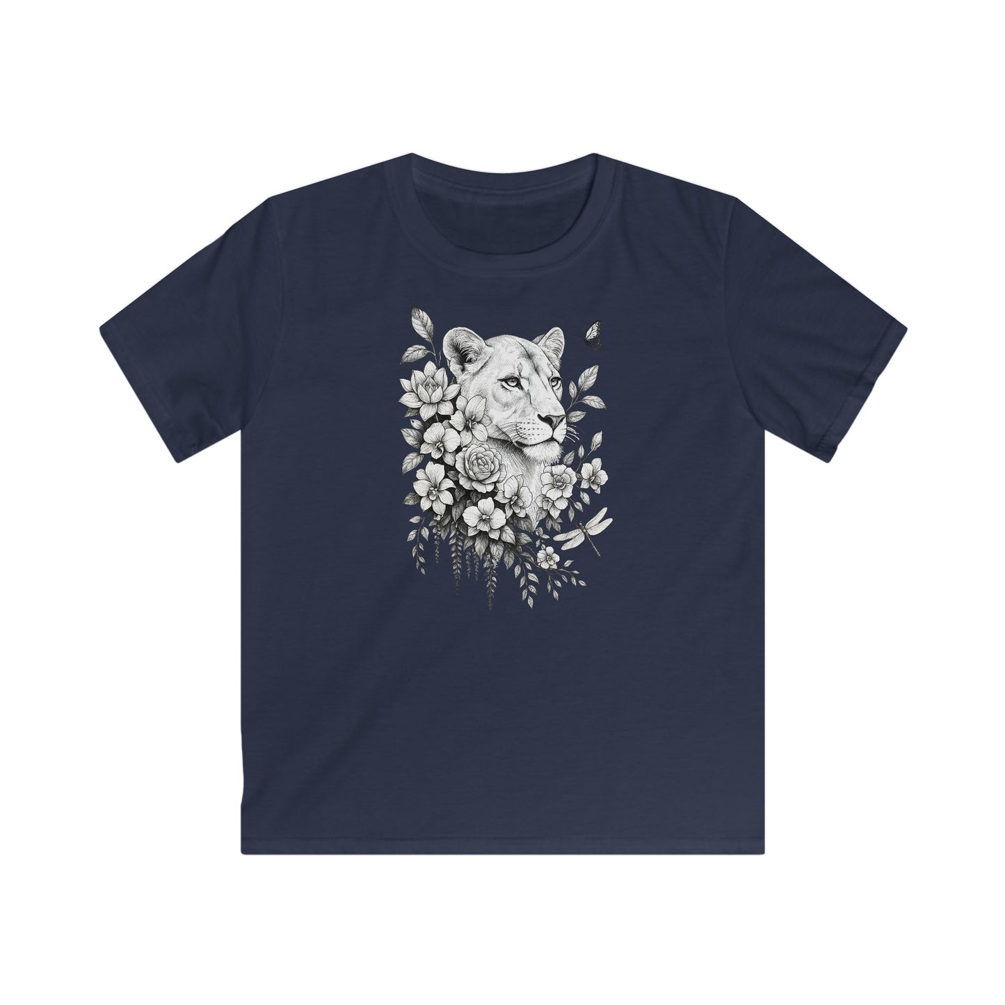 Children's Majestic Lioness Portrait T-shirt