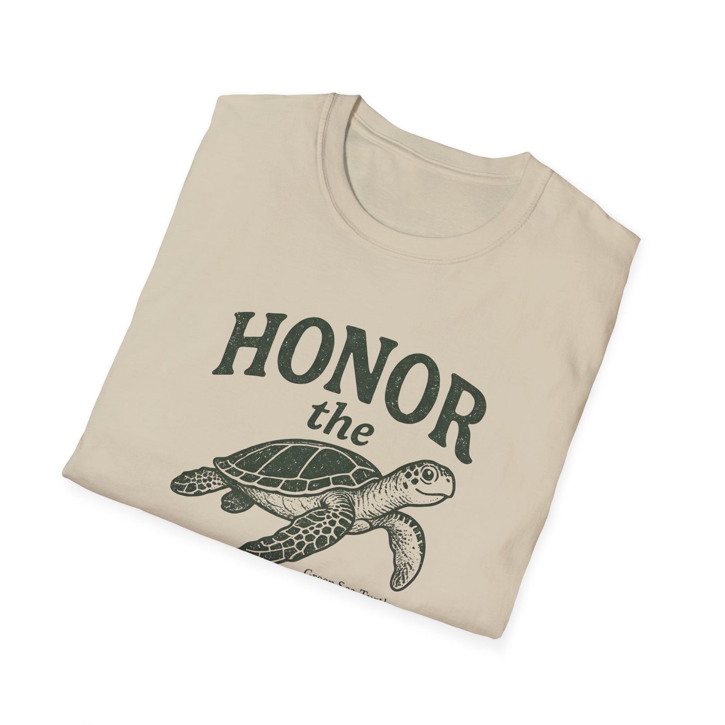 Honor The Natives Green Sea Turtle