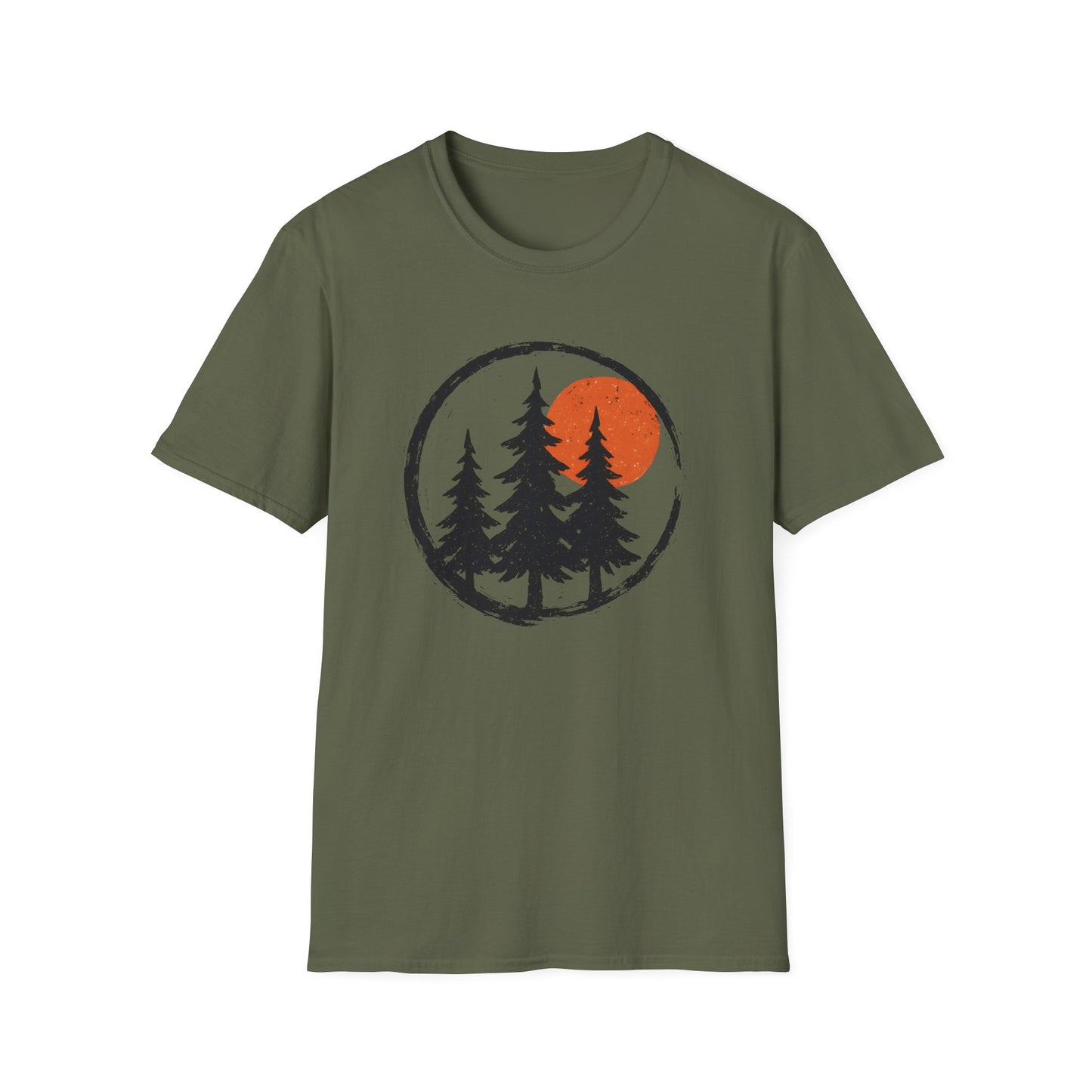 Sunset Pines Ink Stamp T-shirt