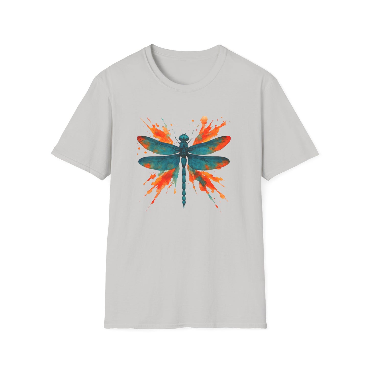 Dragonfly Red Splash T-shirt