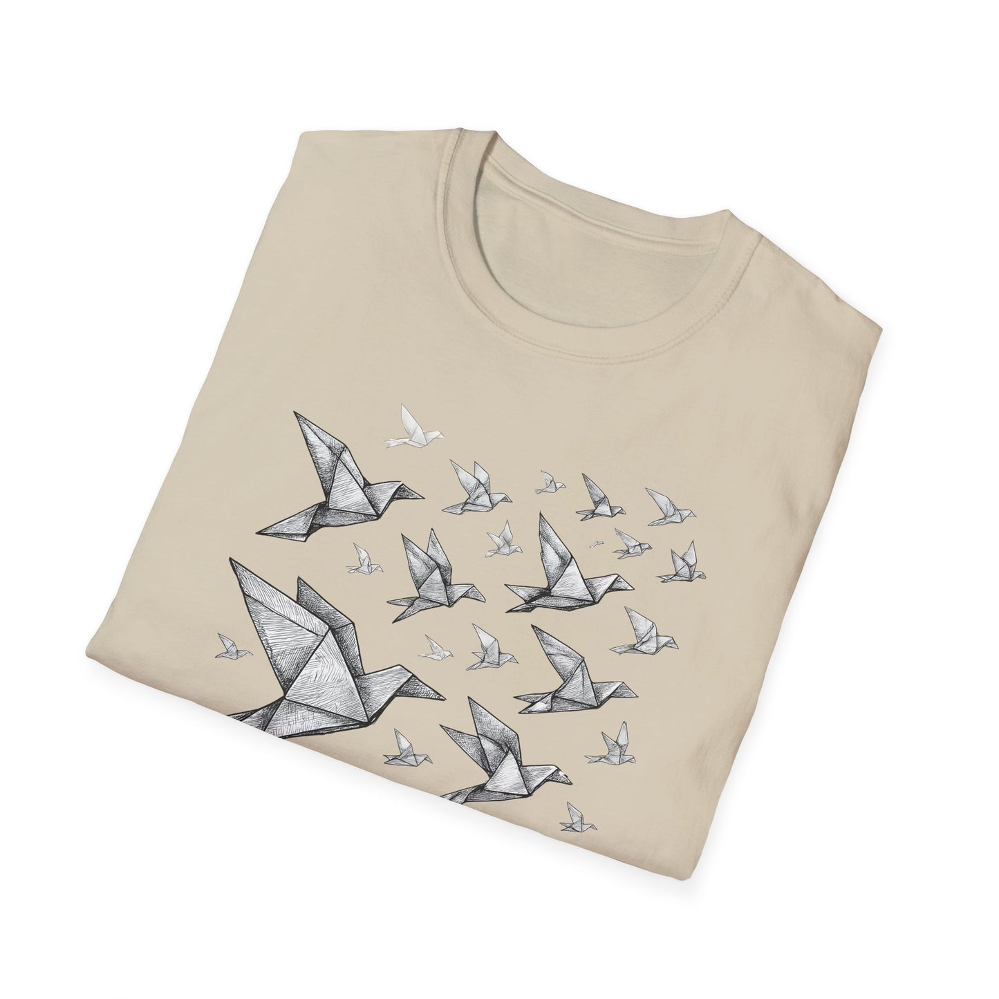 Origami Birds In Flight