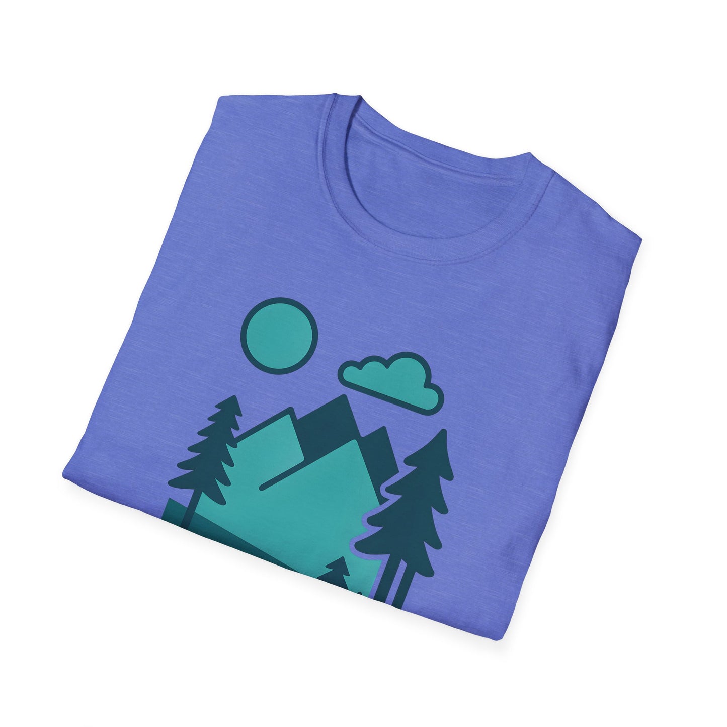 Minimalist Mountain Landscape T-shirt
