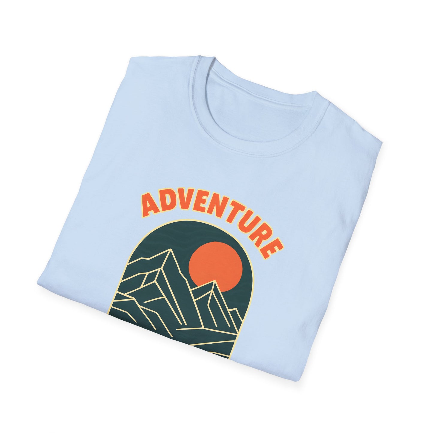 Adventure Awaits Mountain Landscape T-shirt