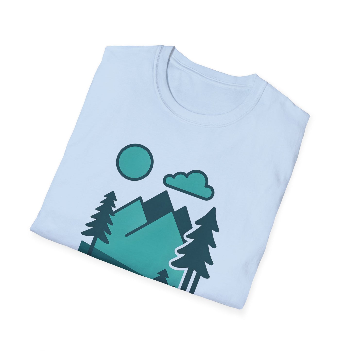 Minimalist Mountain Landscape T-shirt