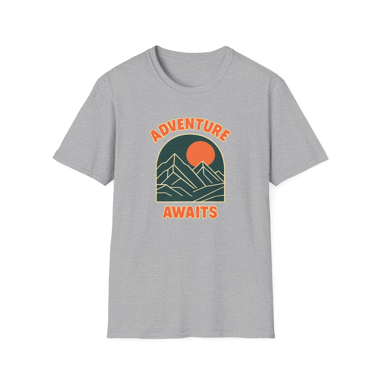 Adventure Awaits Mountain Landscape T-shirt