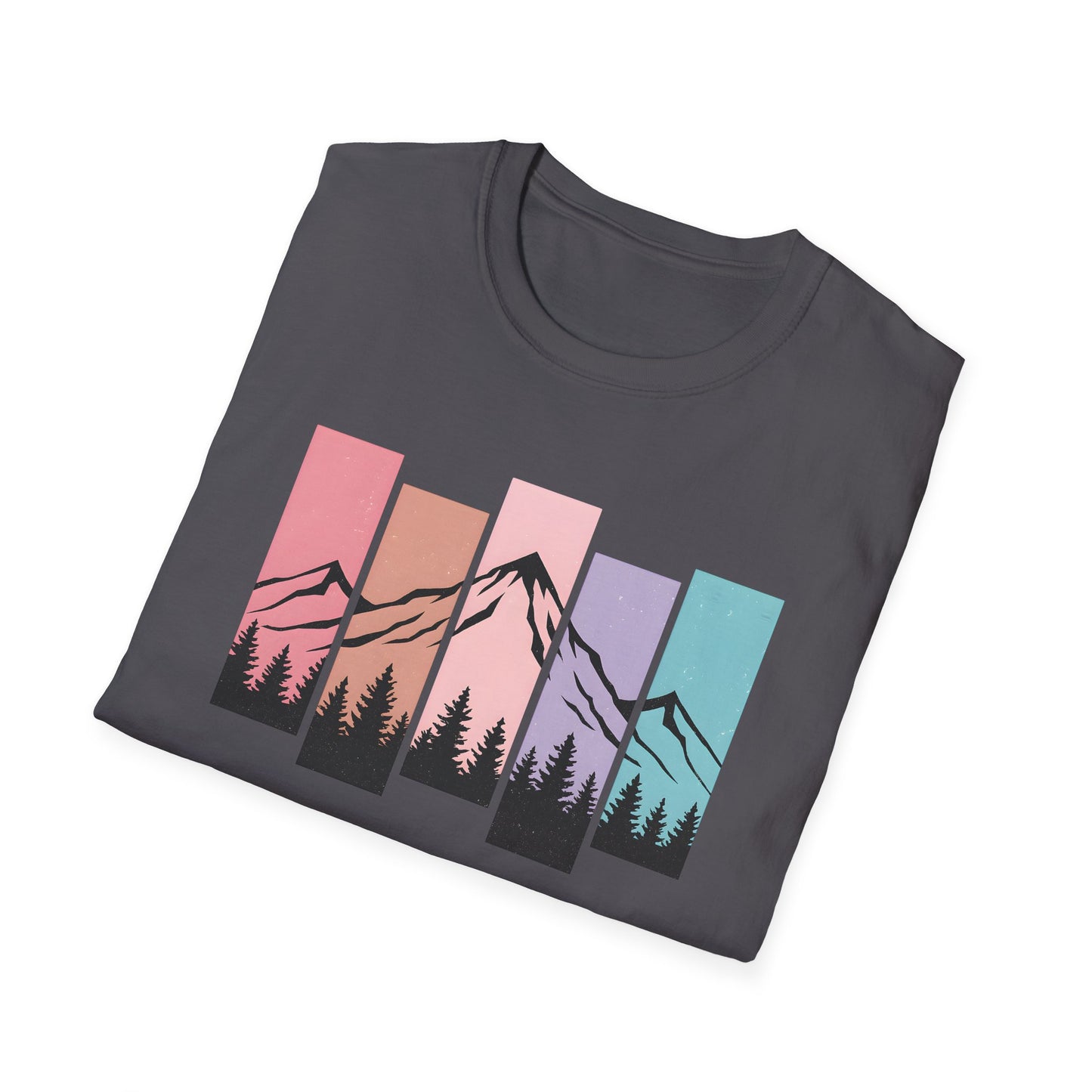 Retro Sunset Vertical Pastels T-shirt