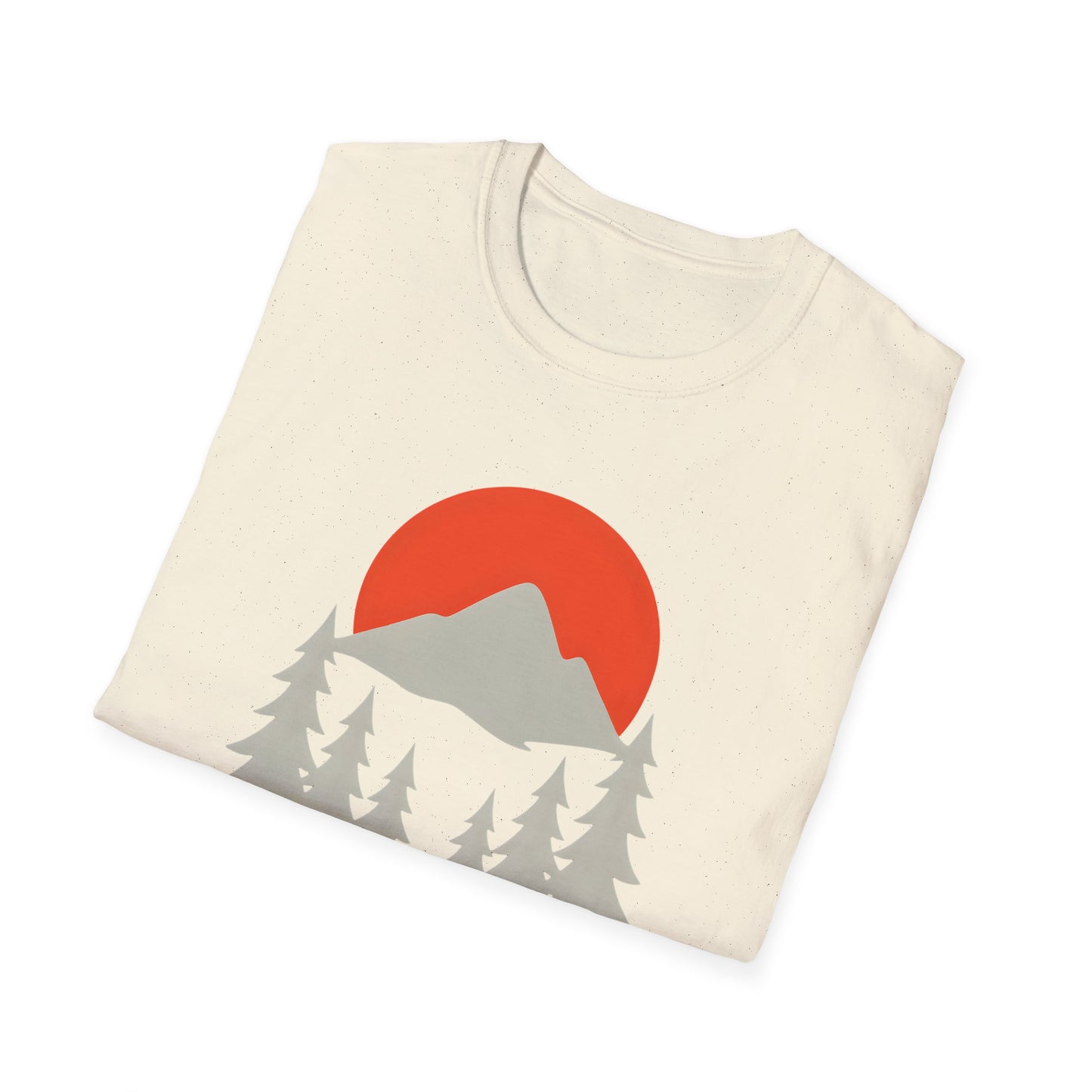 Grey Mountain Silhouette At Sunset T-shirt