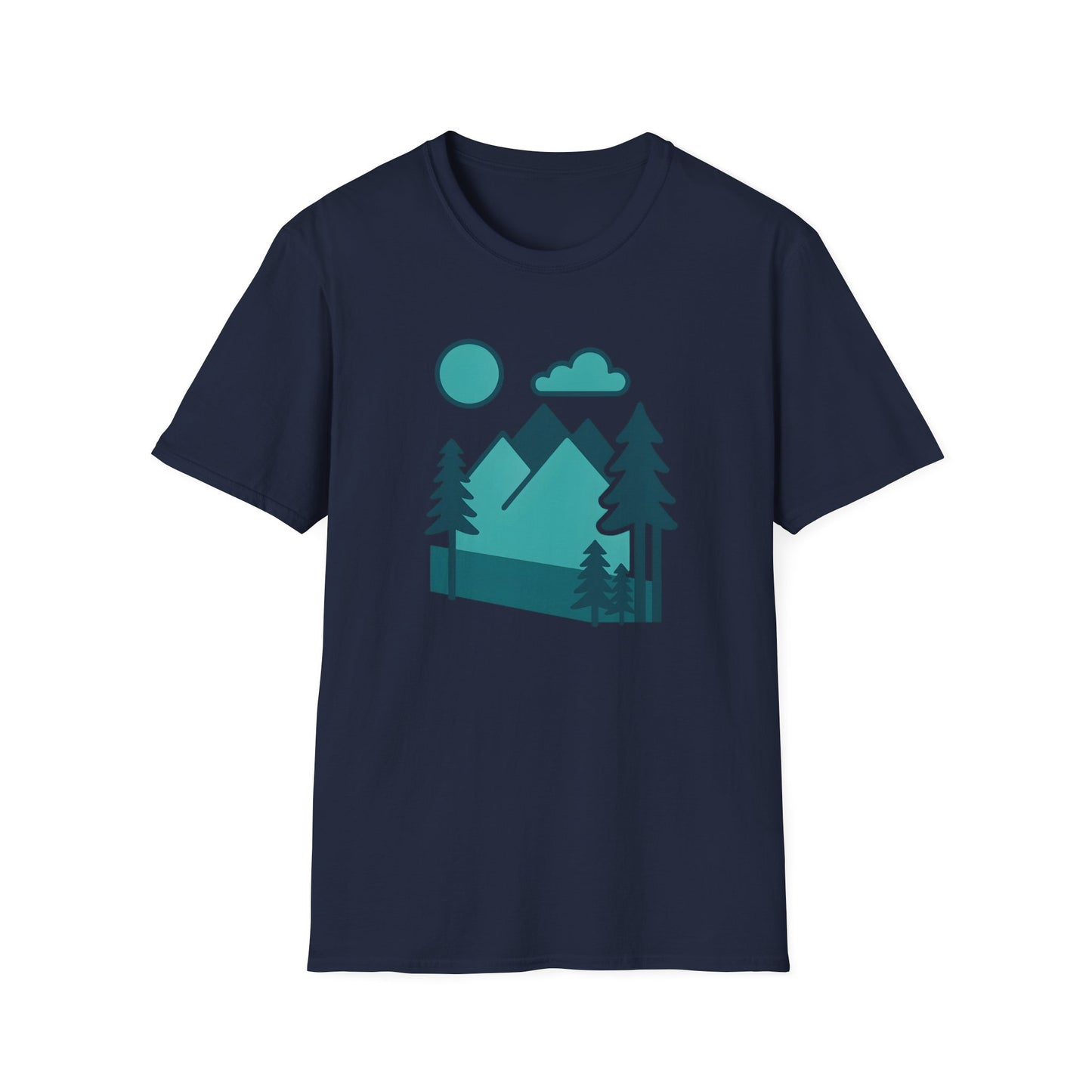 Minimalist Mountain Landscape T-shirt