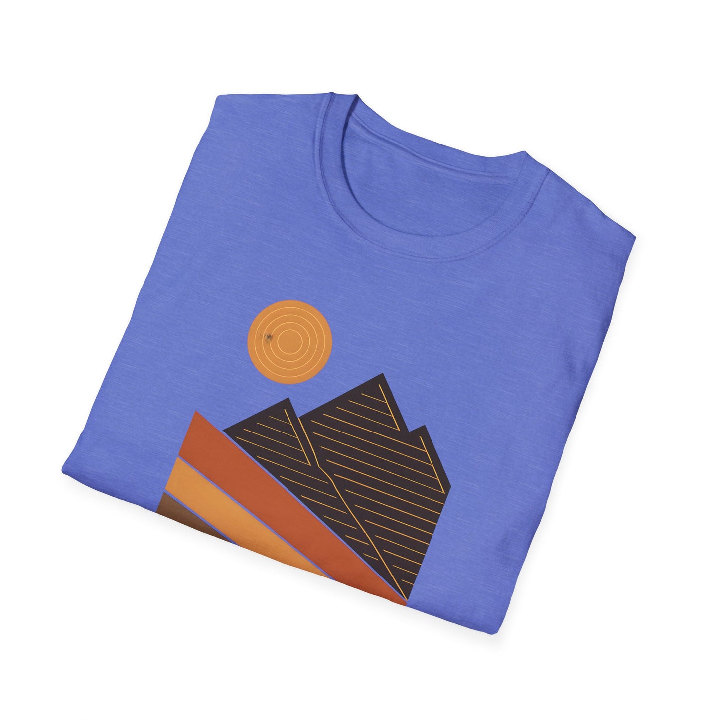 Geometric And Topographic Landscape T-shirt