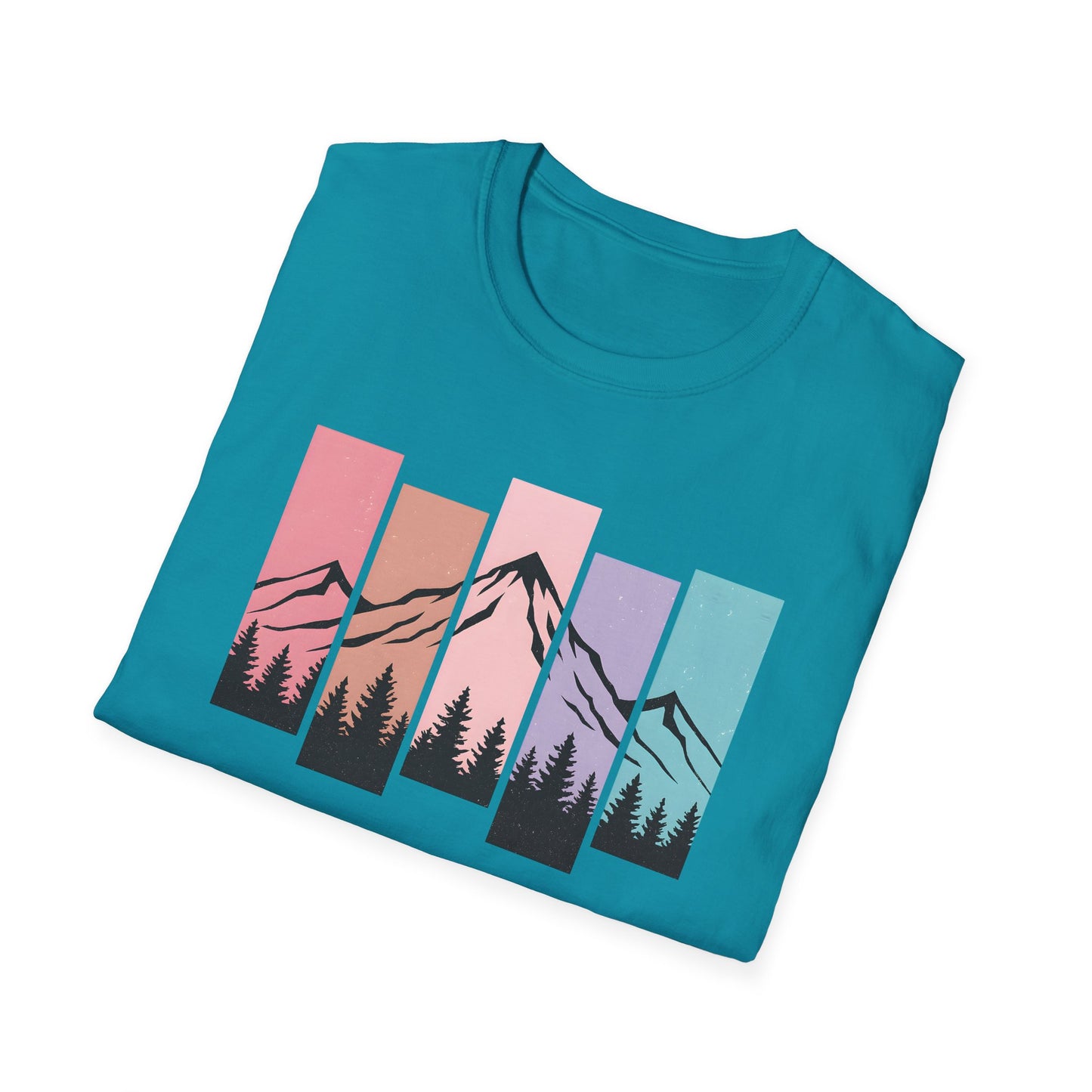 Retro Sunset Vertical Pastels T-shirt