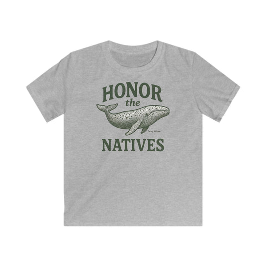 Children's Honor The Natives Grey Whale T-shirt