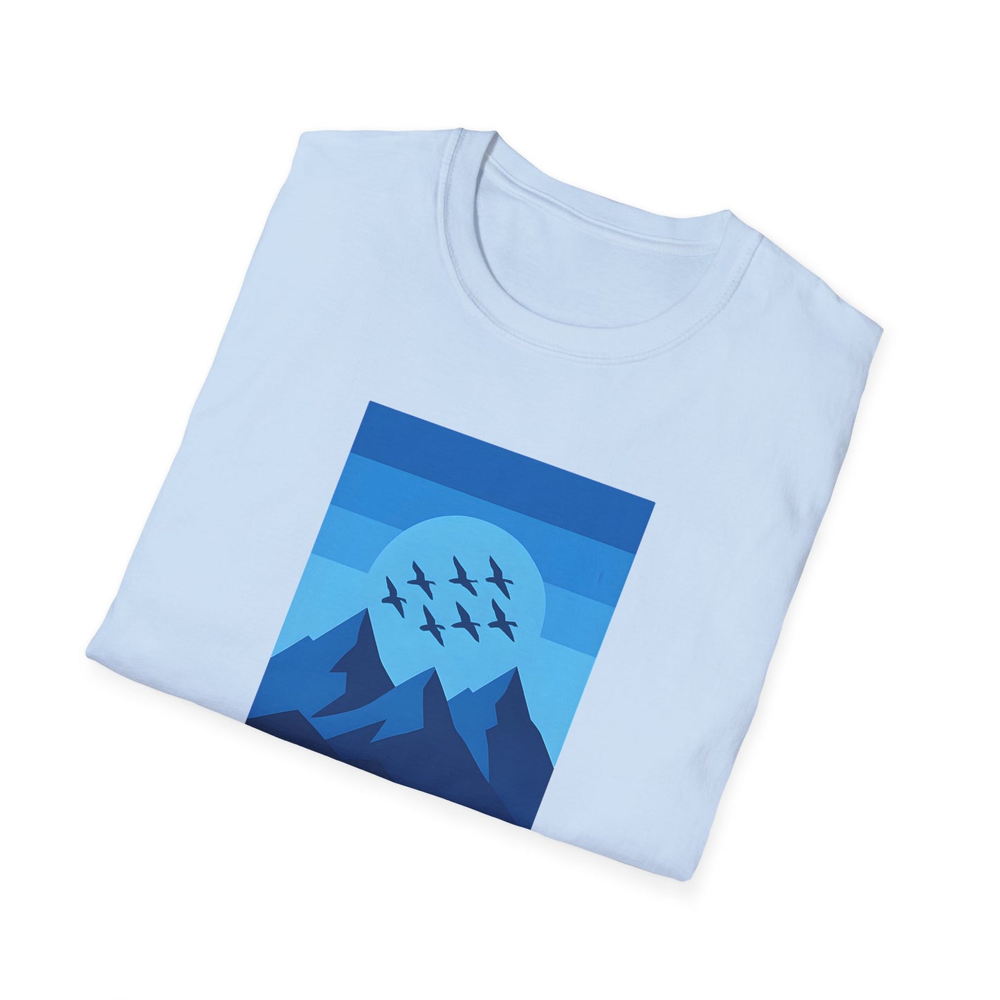 Blue Mountain Flight Silhouette T-shirt