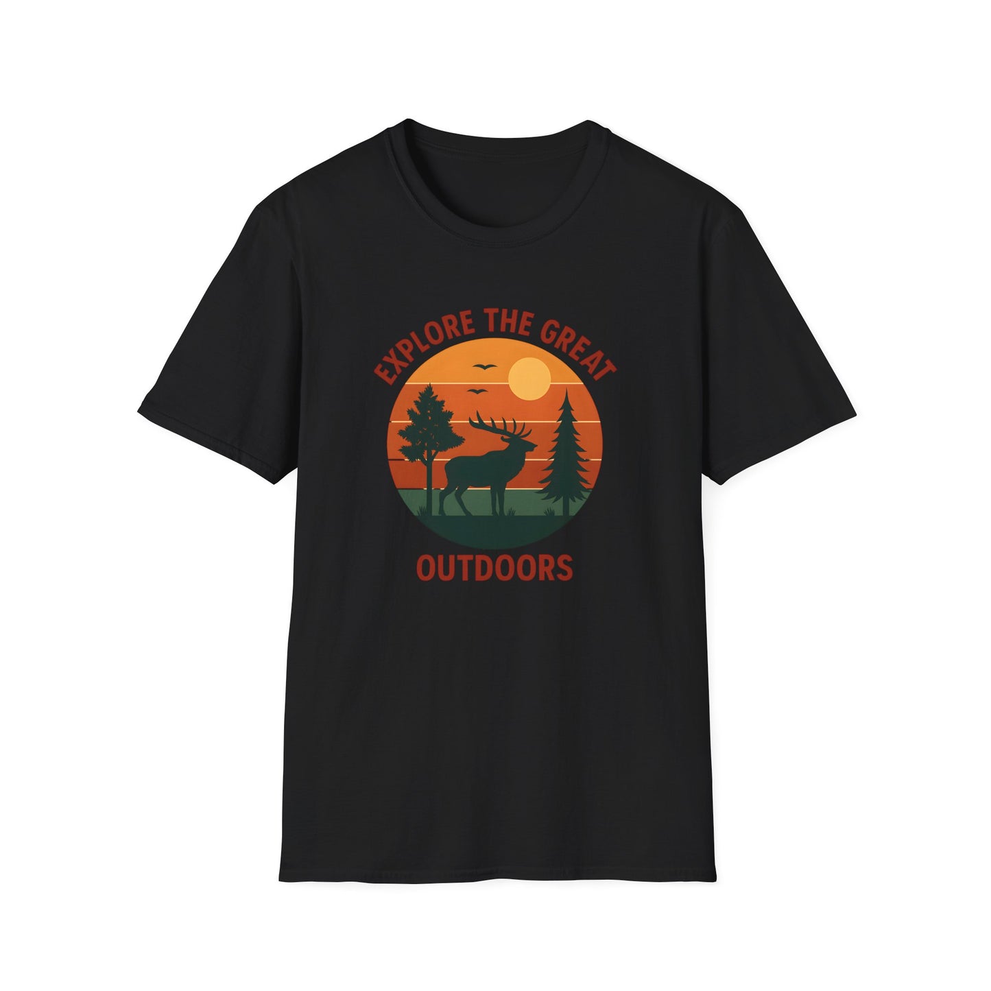 Retro Explore the Great Outdoors T-shirt