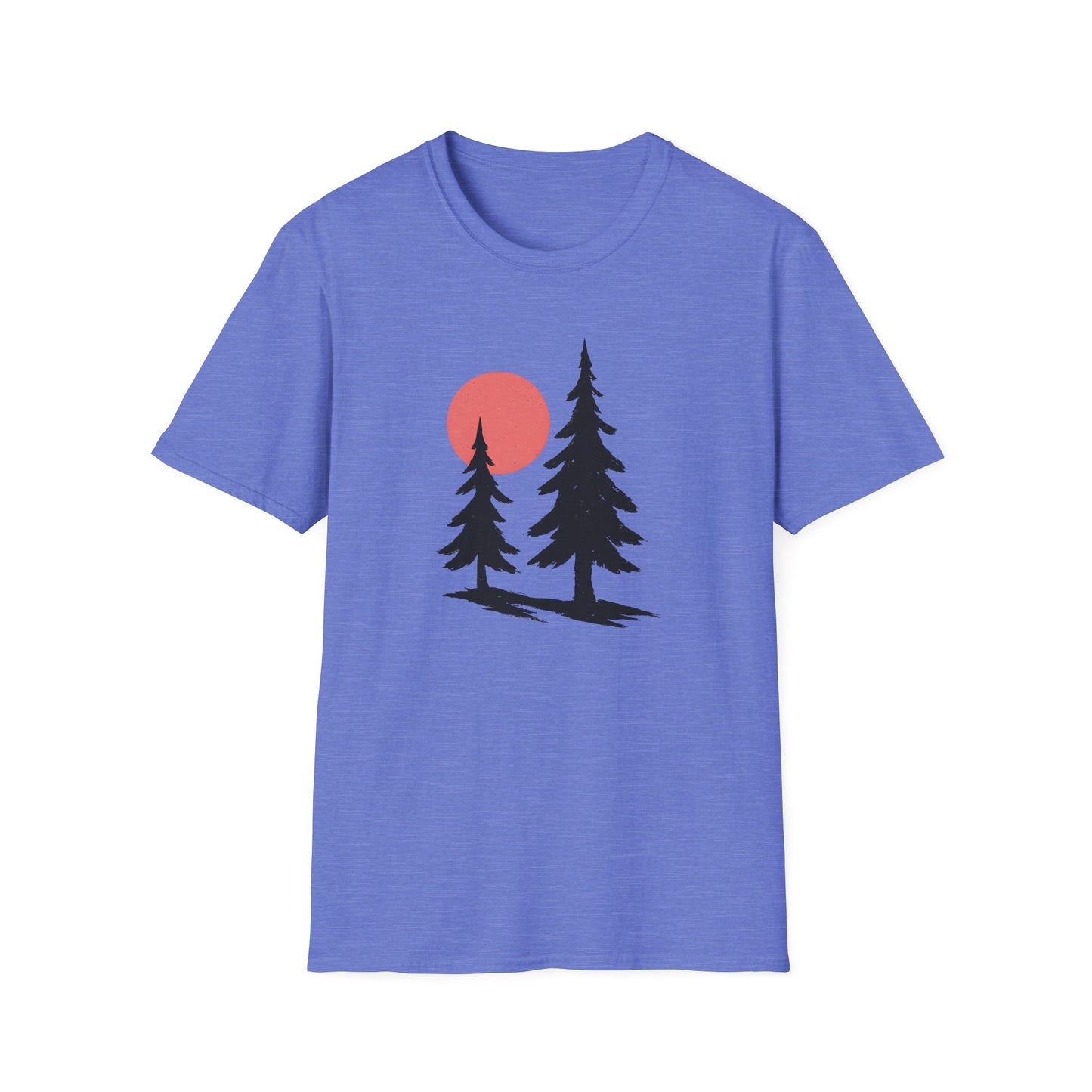 Serene Pines Under Sunset T-shirt