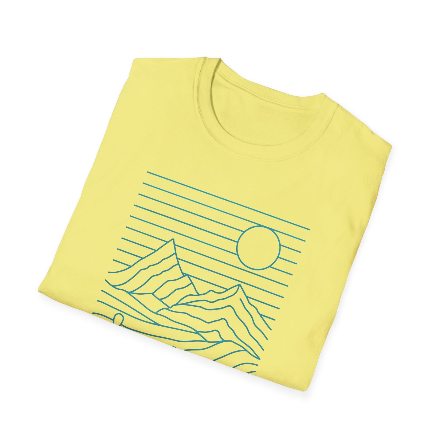 Notepad Line Landscape T-shirt
