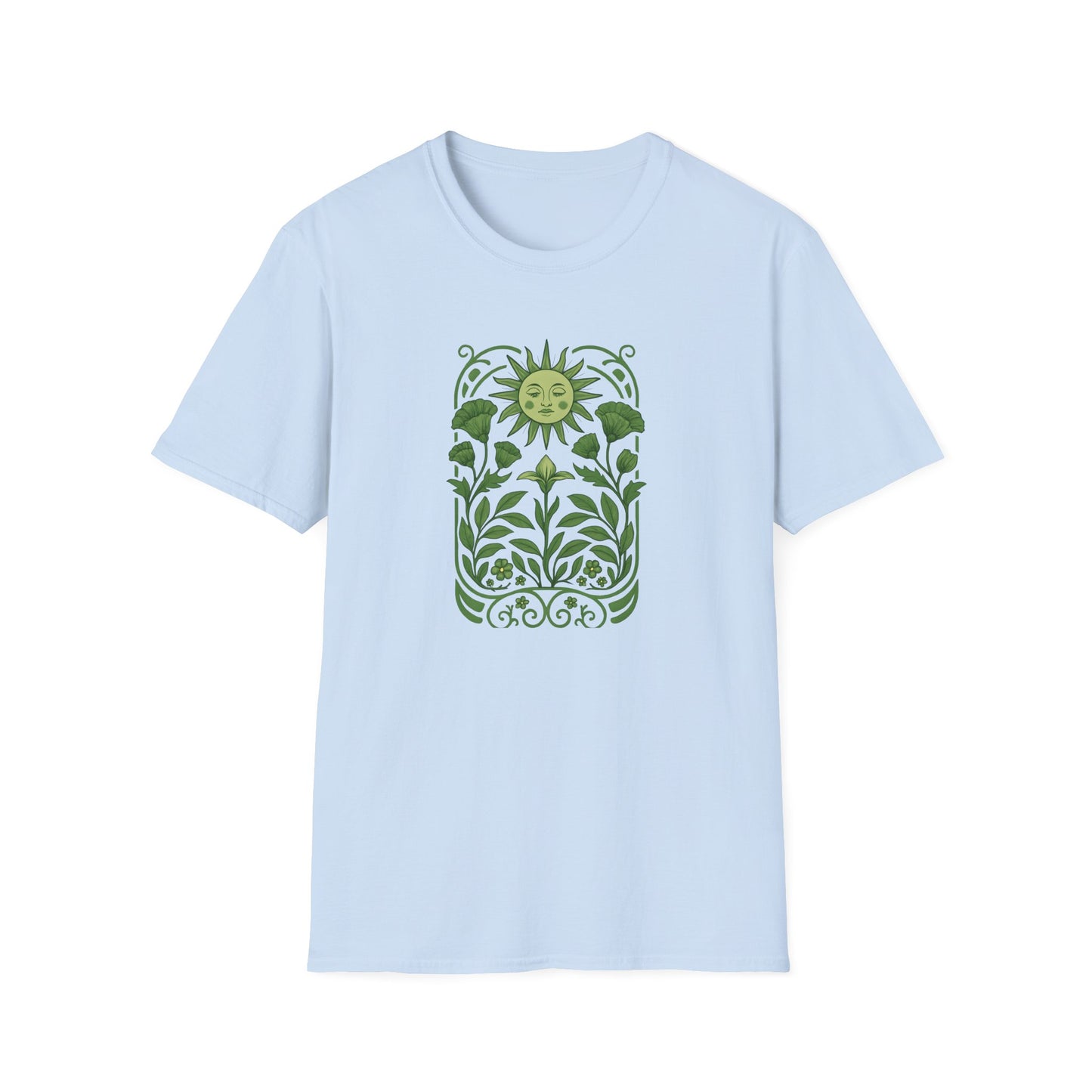 Serene Green Sunflower T-shirt