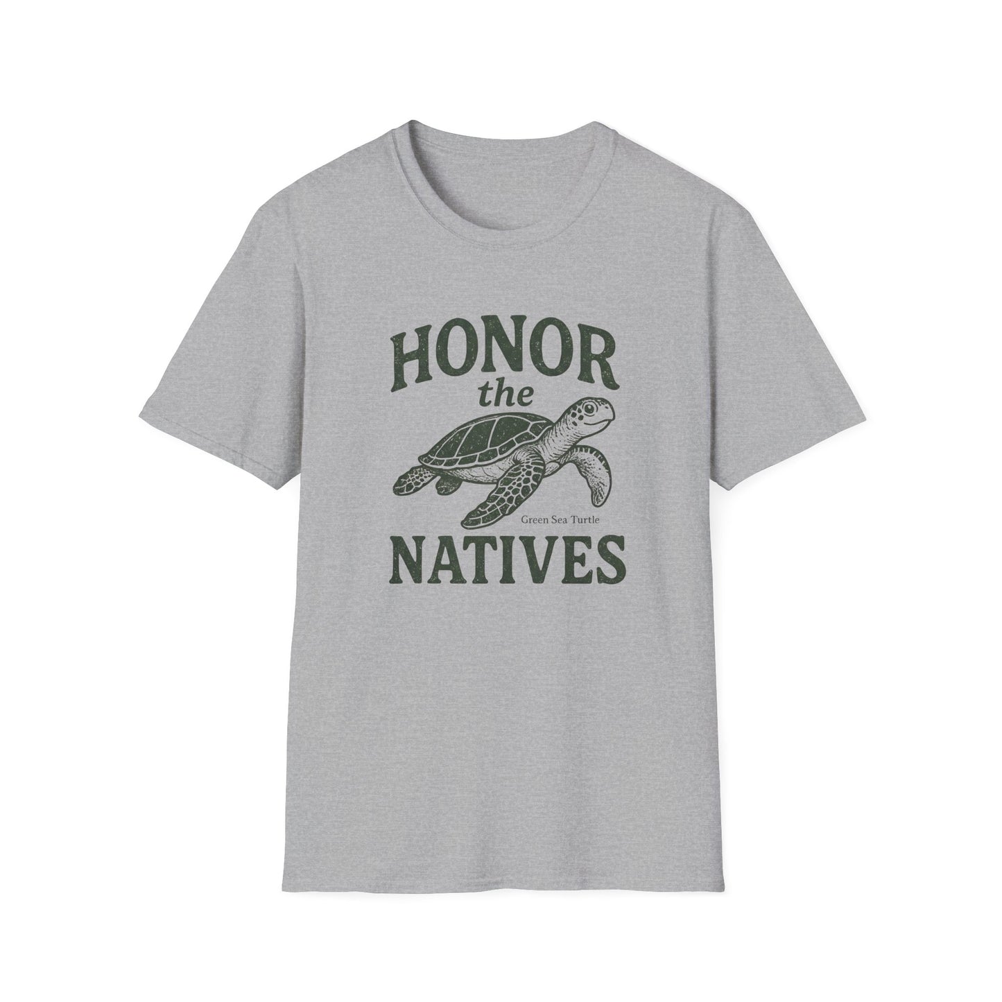 Honor The Natives Green Sea Turtle