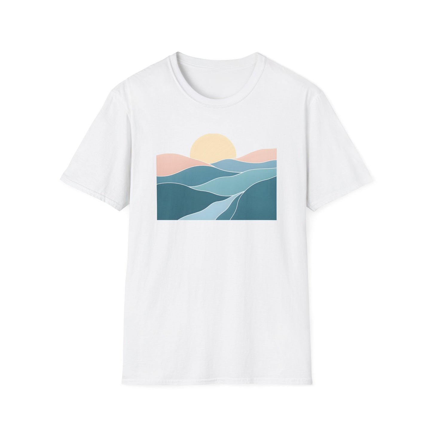 Sunset Over Rolling Hills T-shirt