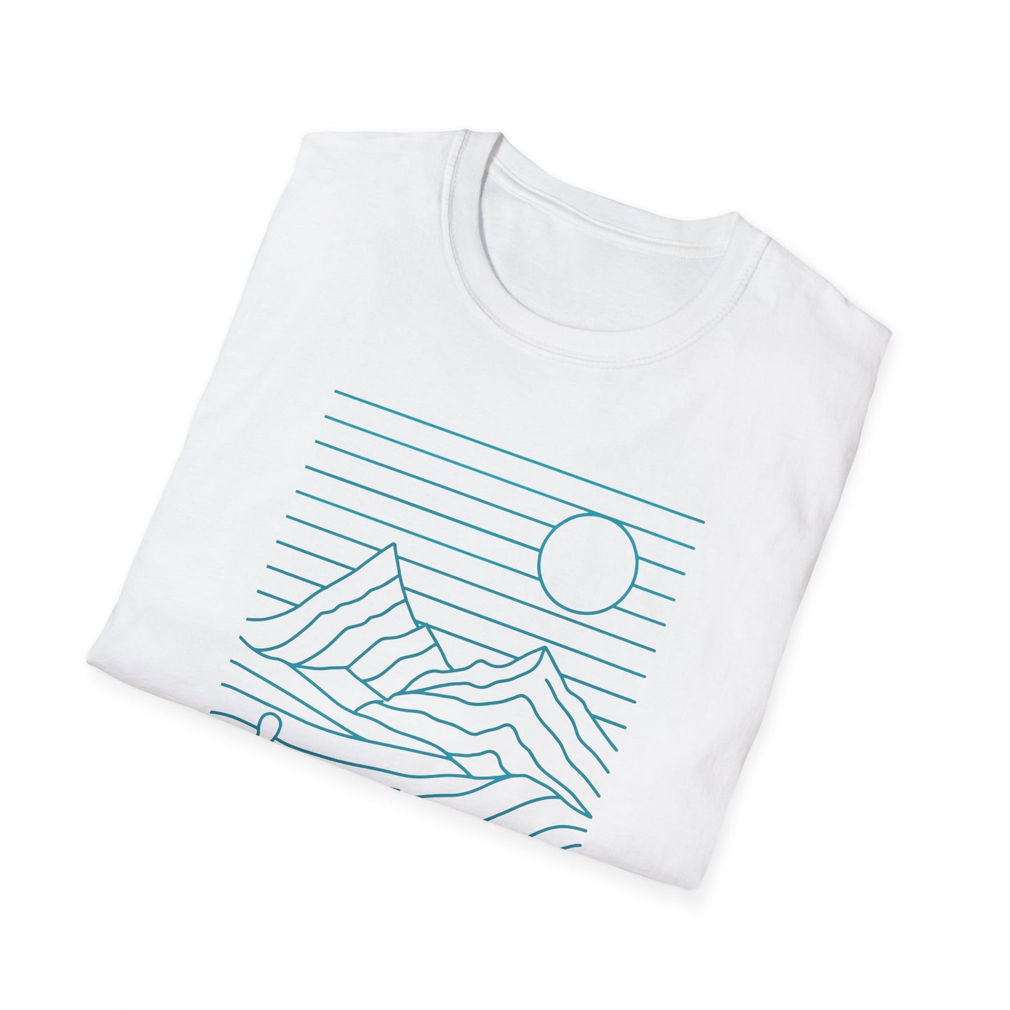 Notepad Line Landscape T-shirt
