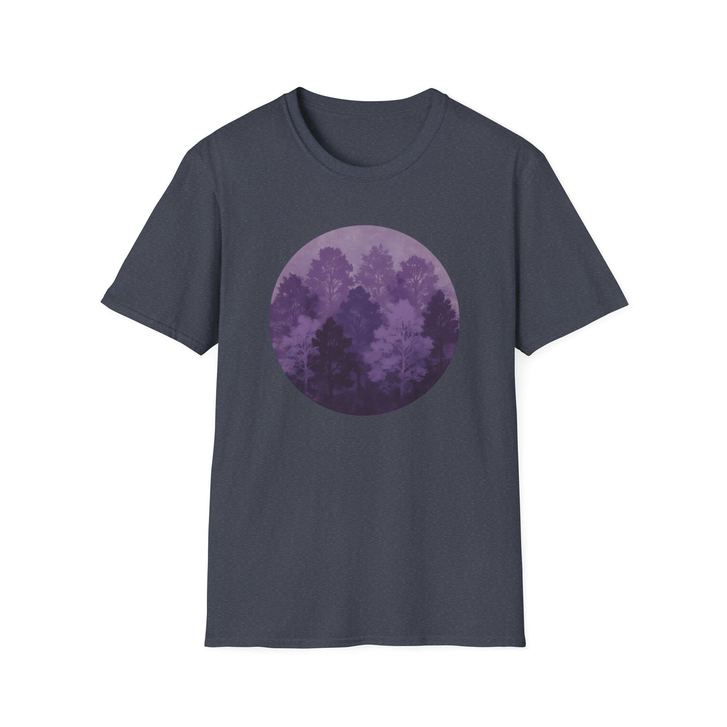 Purple Forest Oil Painting T-shirt