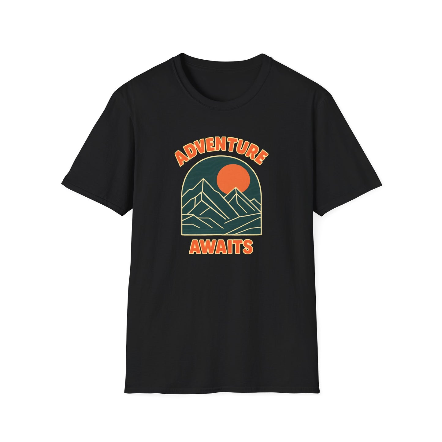 Adventure Awaits Mountain Landscape T-shirt