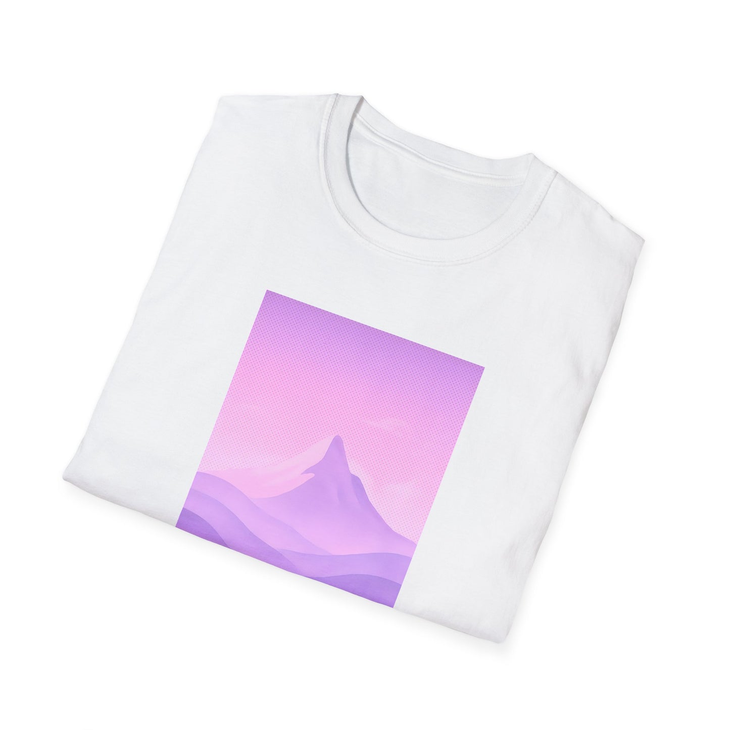 Layered Valley Violets Landscape T-shirt