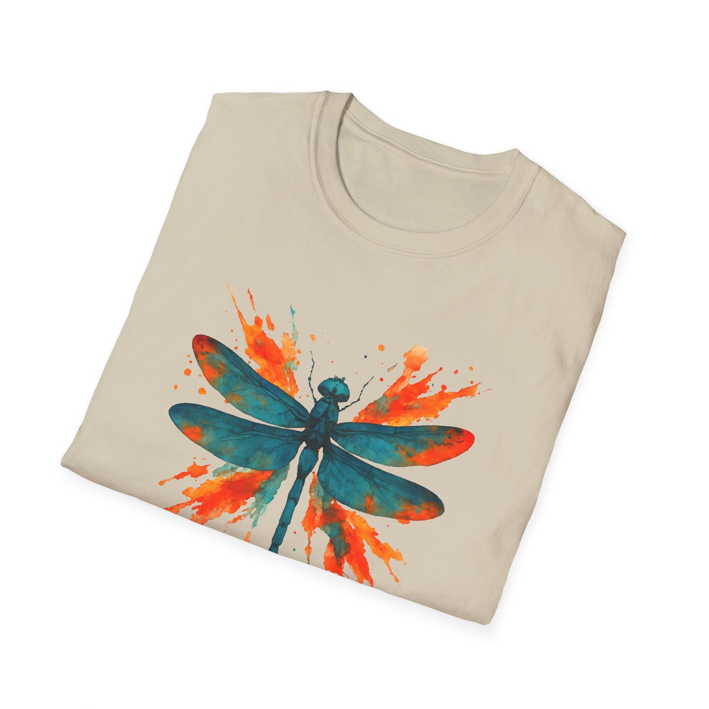 Dragonfly Red Splash T-shirt