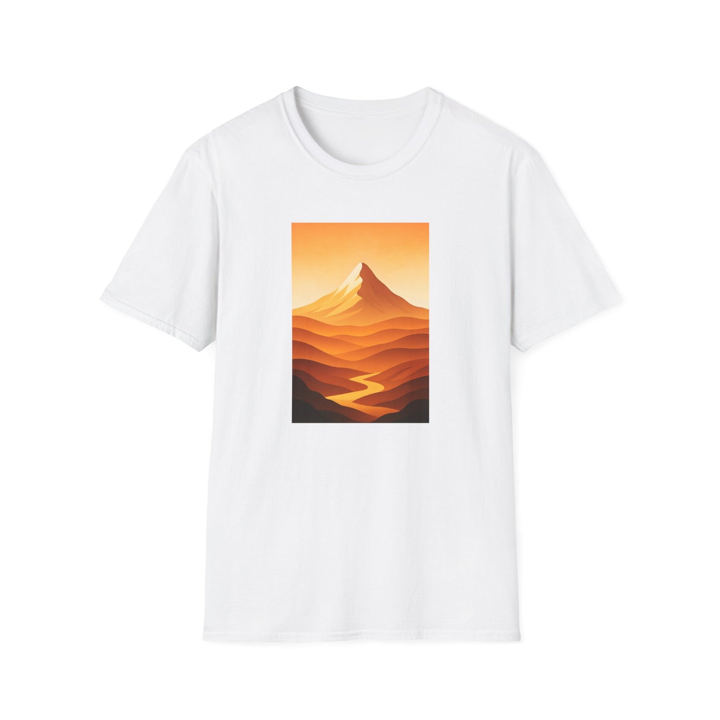 Layered Valley Oranges Landscape T-shirt