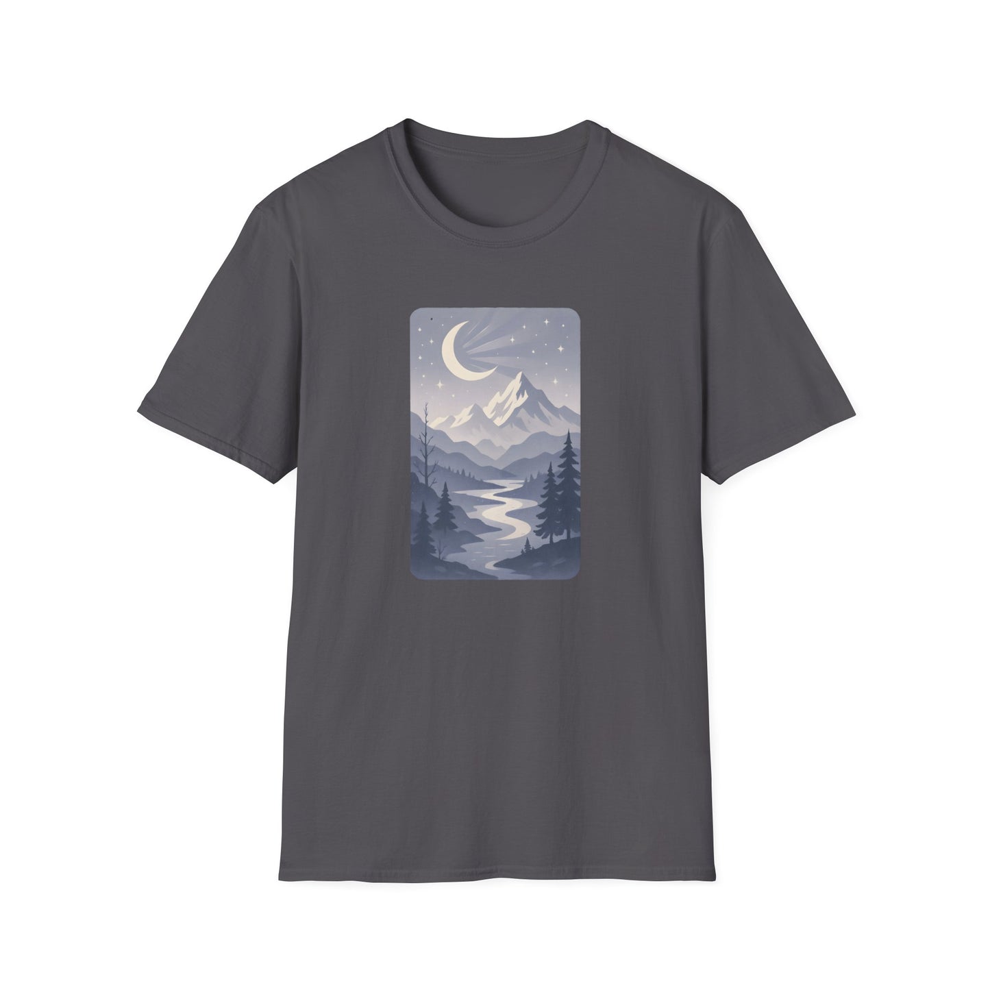Moonlit Mountain Valley T-shirt