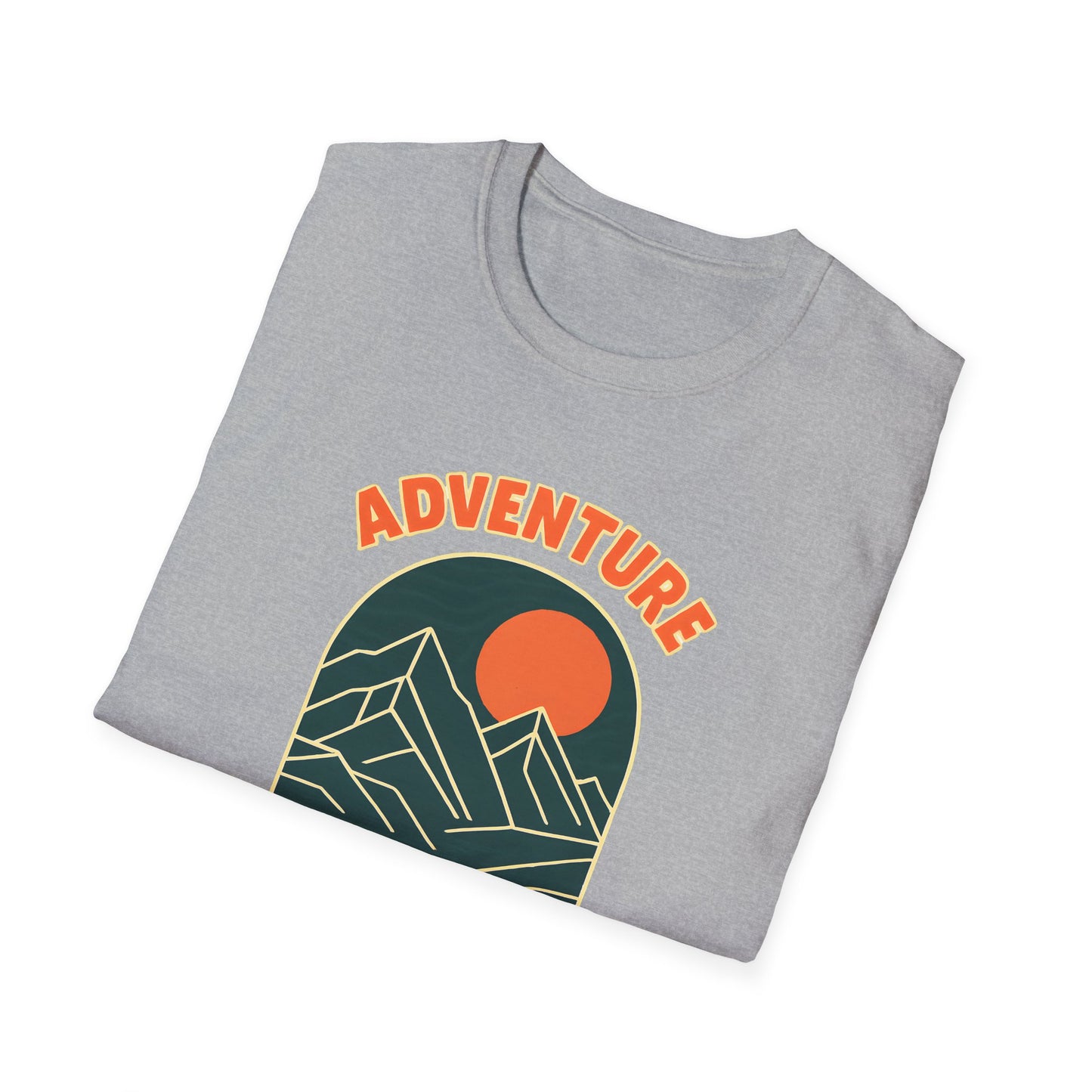 Adventure Awaits Mountain Landscape T-shirt