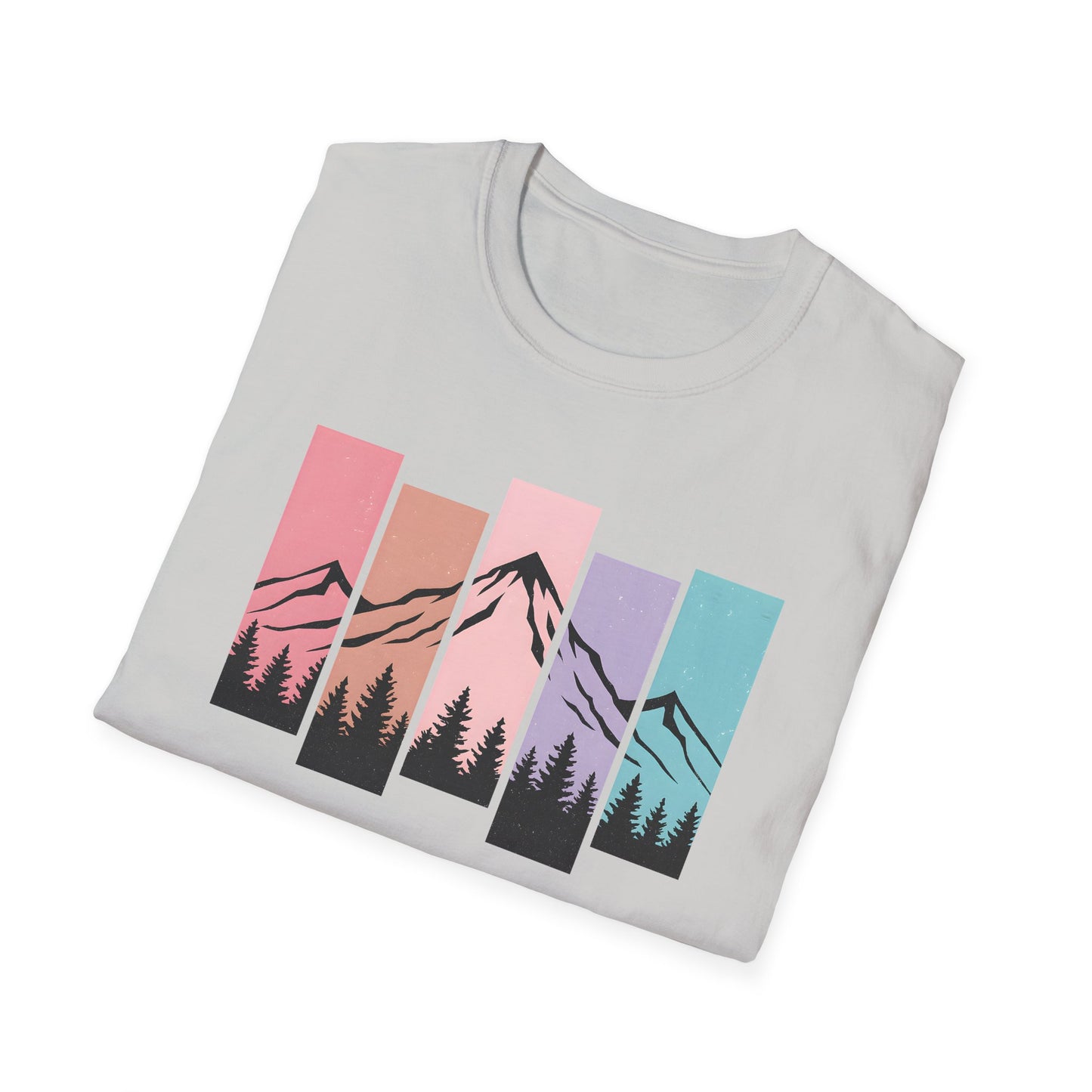 Retro Sunset Vertical Pastels T-shirt