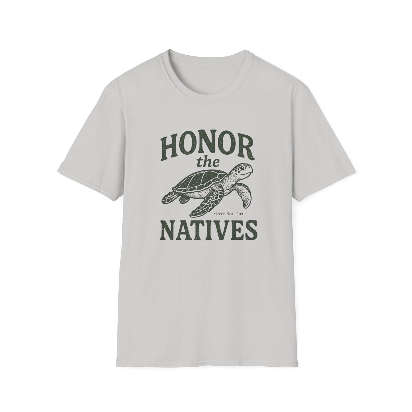 Honor The Natives Green Sea Turtle